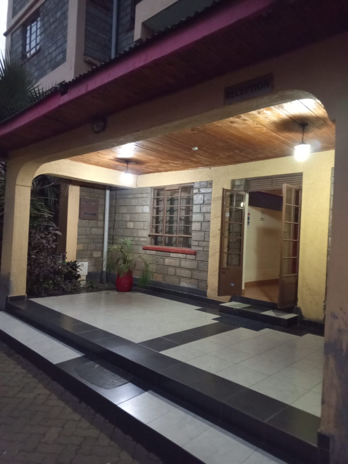 Reception area